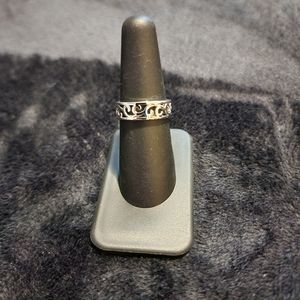 3/$10 Silver cut out ring
